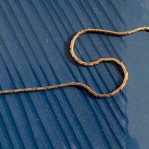 gold chain, cobra link